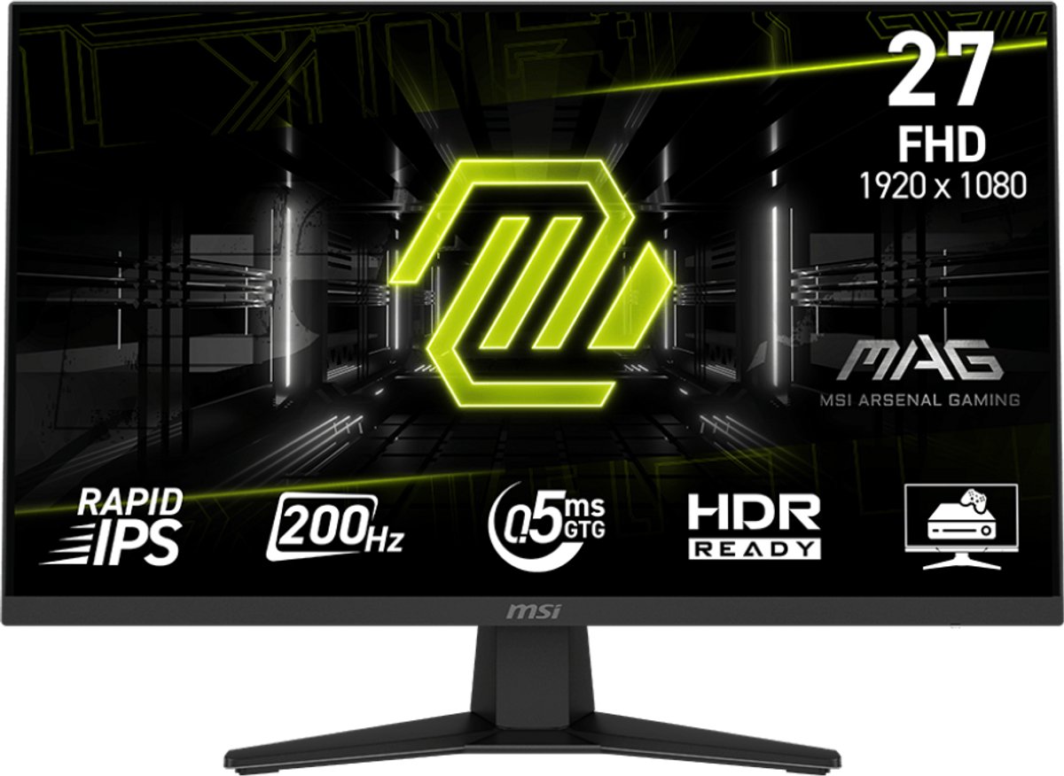Monitor MSI MAG 274F 27 pulgadas 200Hz FHD Rapid IPS 0,5ms GTG