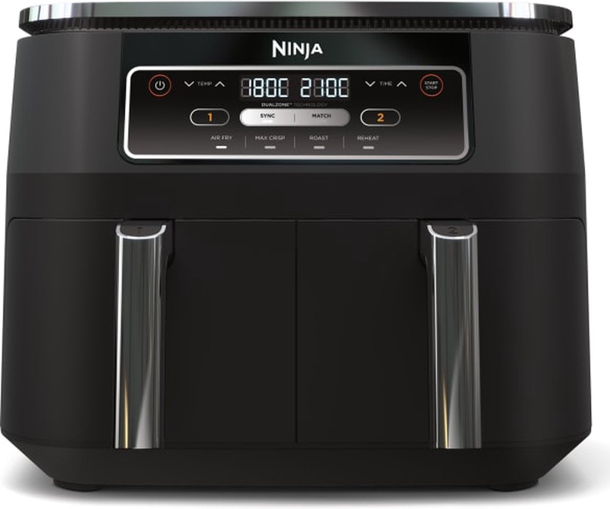 Freidora de Aire Ninja Foodi Dual Zone AF200EU Doble Cesta 7,6L 2400W 4 Funciones