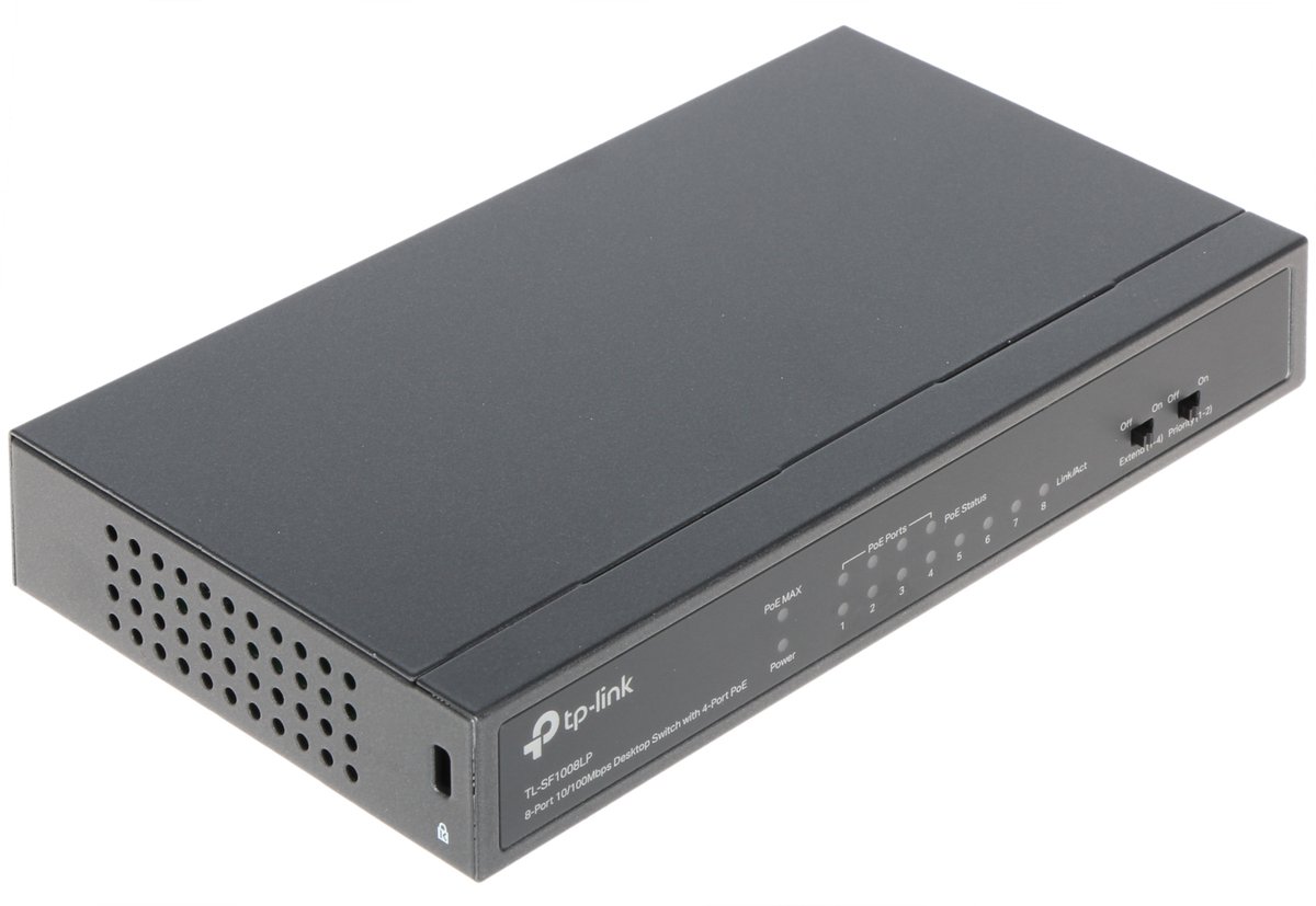 TP-Link TL-SF1008LP Fast Ethernet (10/100) PoE - Switch de escritorio
