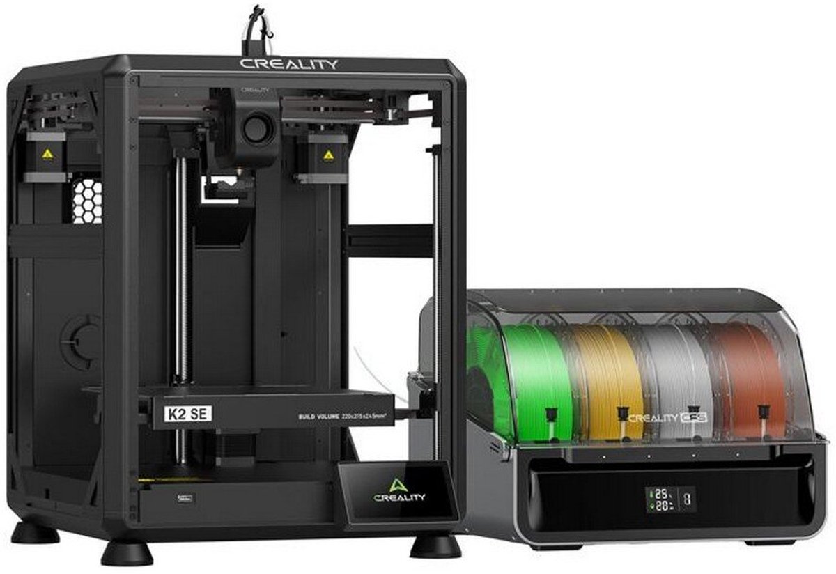 Creality K2 SE Combo + CFS 16 colores velocidad 500 mm/s - Impresora 3D de Filamento