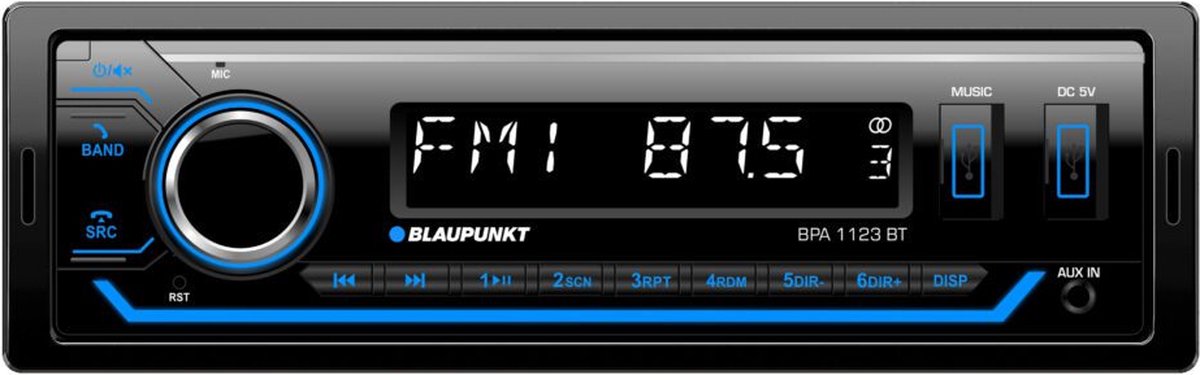 Autorradio Blaupunkt BPA 1123 BT 1 DIN Bluetooth