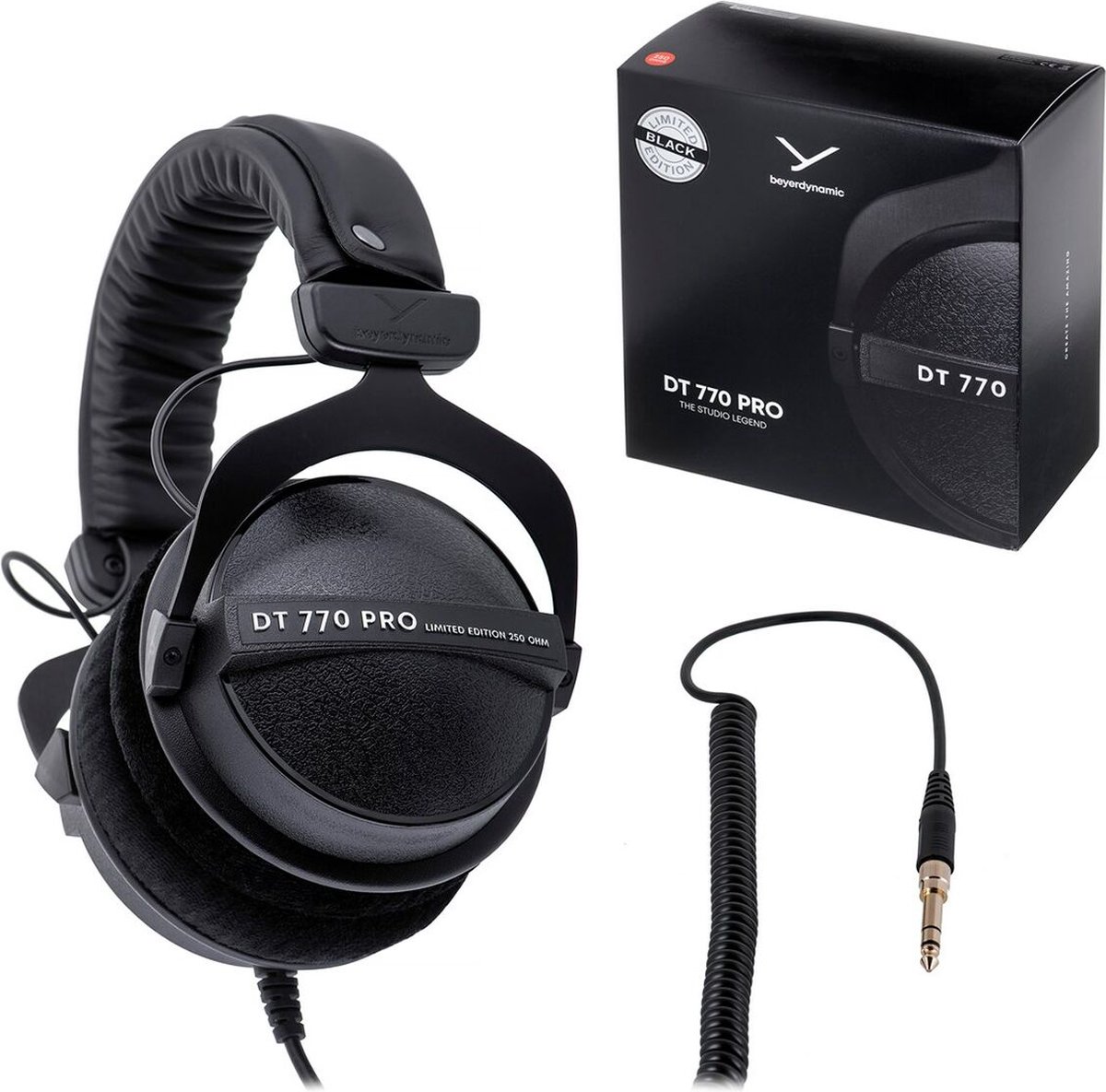 Auriculares Beyerdynamic DT 770 PRO 250 OHM Black Limited Edition Diadema Cable Jack 3,5mm