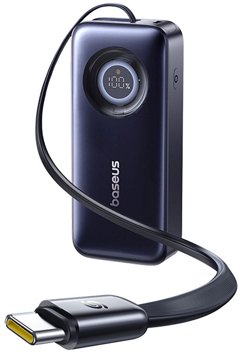 Batteria Esterna Baseus EnerCore CR11, 20000mAh, 67W, PD, 2 x USB-C, Nera E0027H00