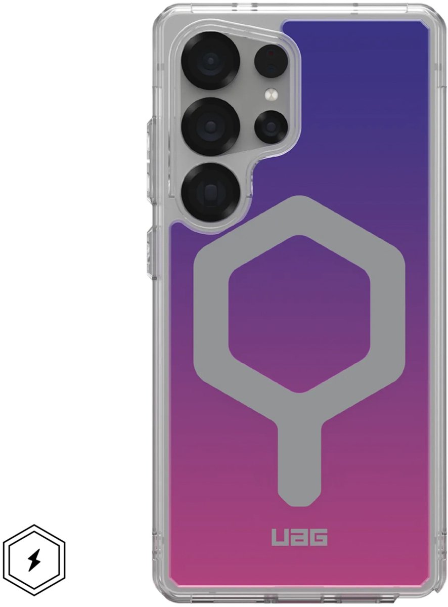 Custodia MagSafe per Samsung Galaxy S25 Ultra S938, Urban Armor Gear, Plyo Pro, Viola