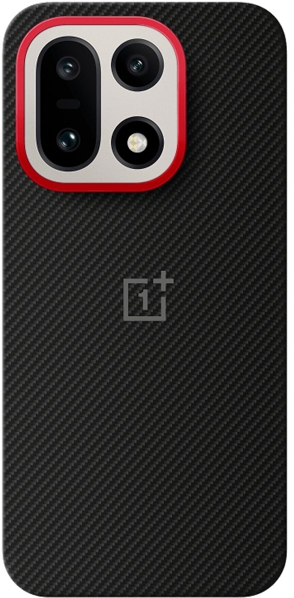 Custodia per OnePlus 15, Fibra di Aramide Magnetica, Nera 5431102021