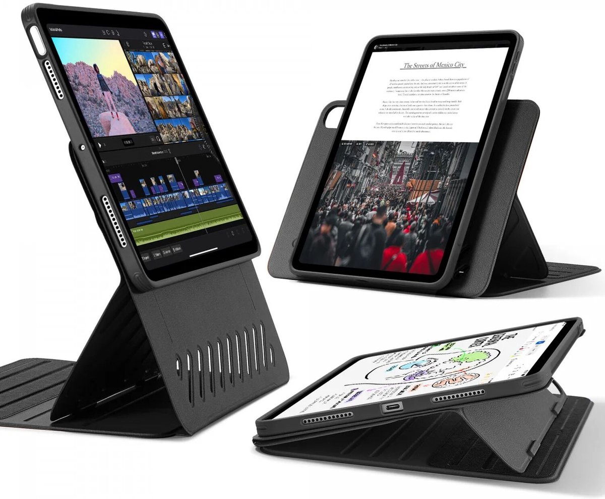 Custodia per Apple iPad Air 11 (2026) / iPad Air 11 (2025) / Air 11 (2024) / Air (2022) / Air (2020), ESR, Shift, Nera