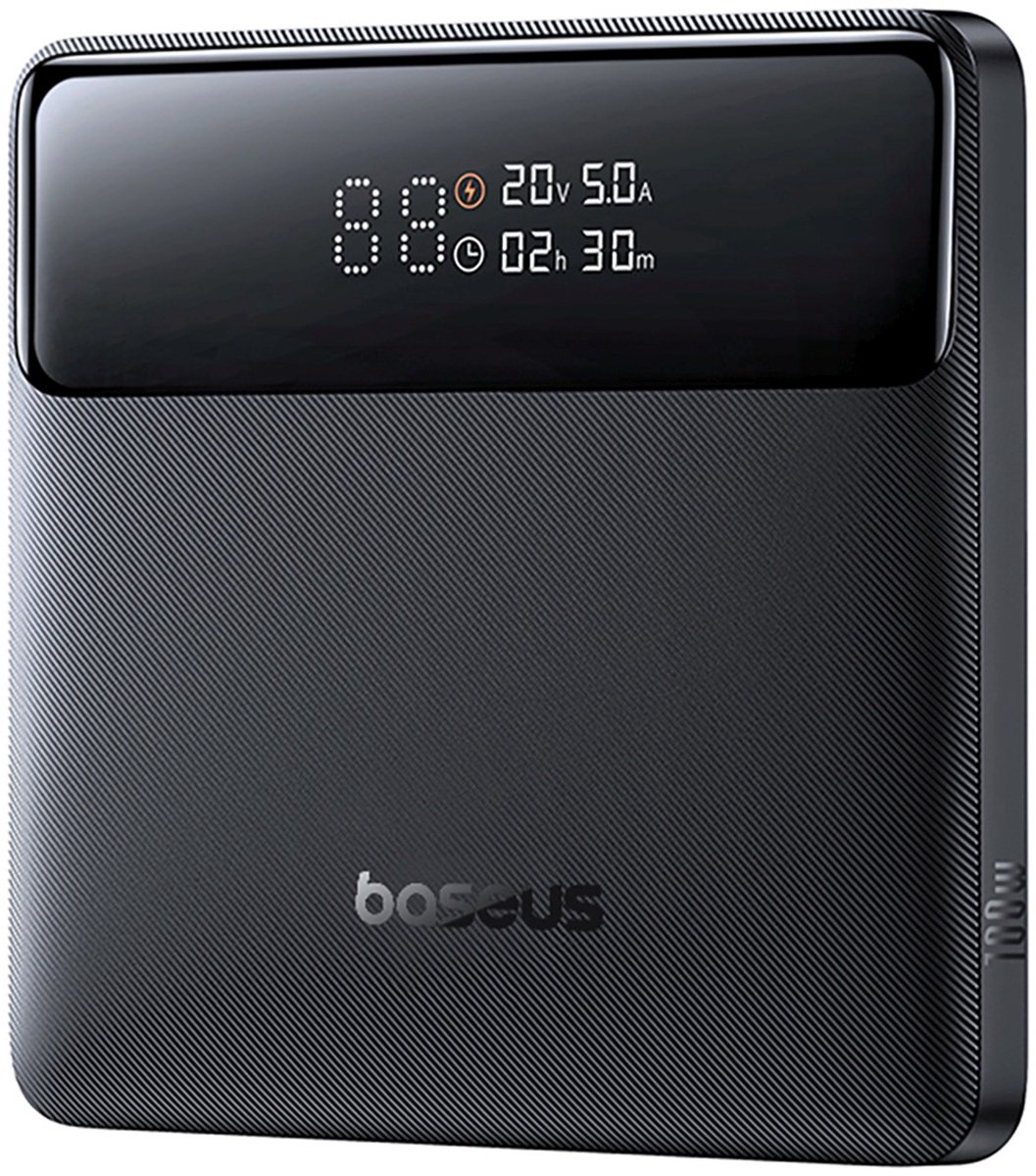 Batteria Esterna Baseus Blade H1, 20000mAh, 100W, QC + PD, 2 x USB-A - 2 x USB-C, Nera P10021604123-00