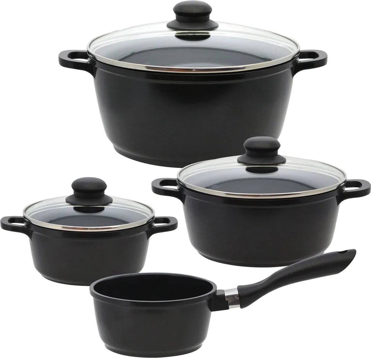 ELO Basic Topfset "Black Cast ELO Dur Edition", 7-teilig