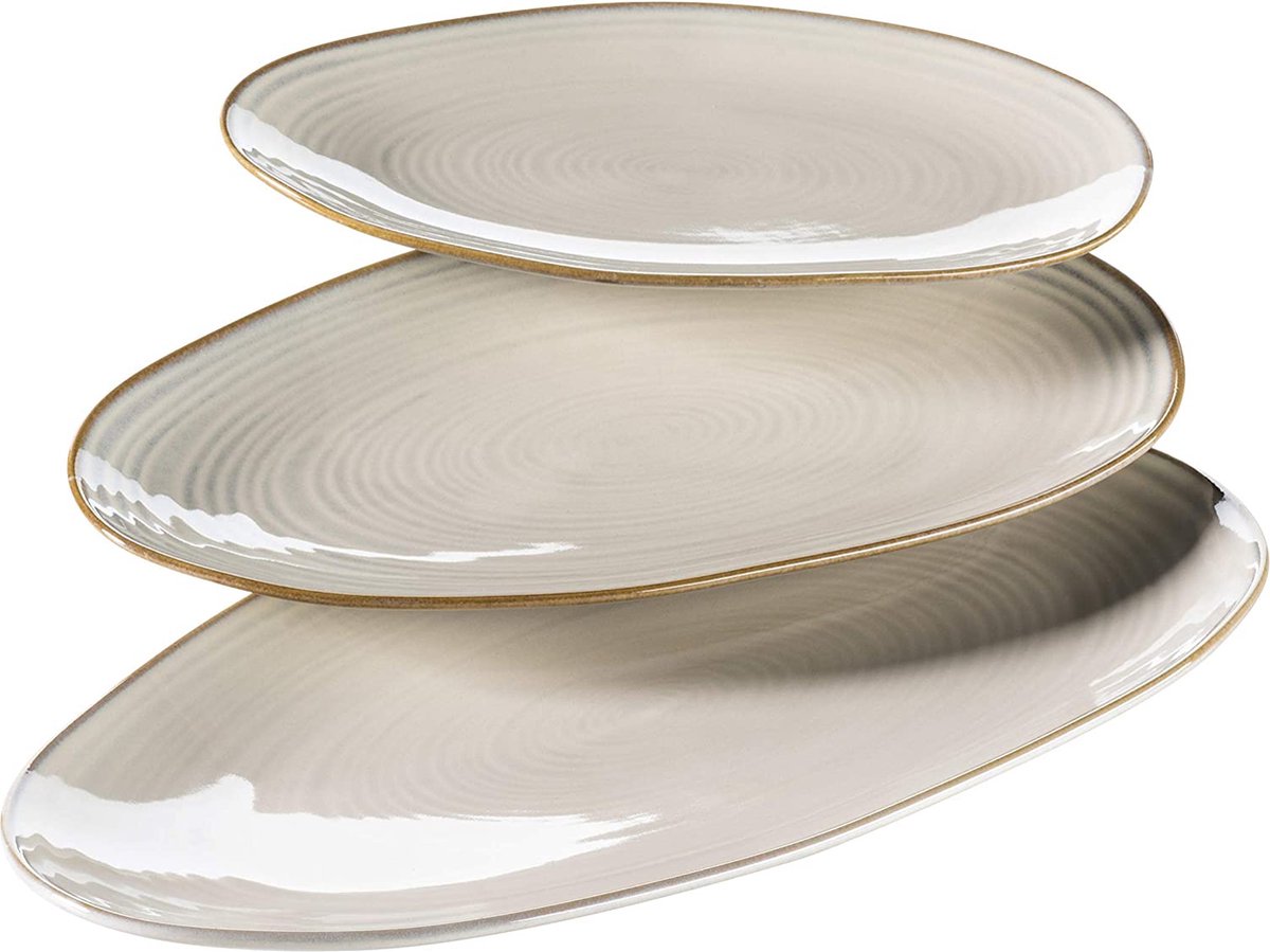 Servierplatten-Set, Keramik Nottingham