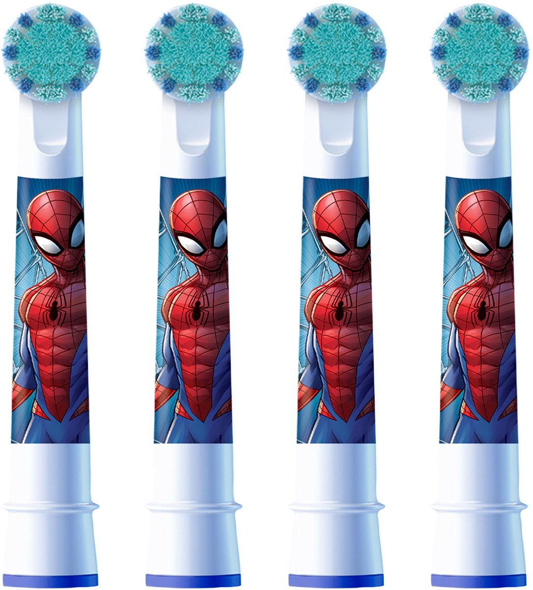 Oral-B Tandbørstehoveder Spiderman Kids3+ - 4 pcs