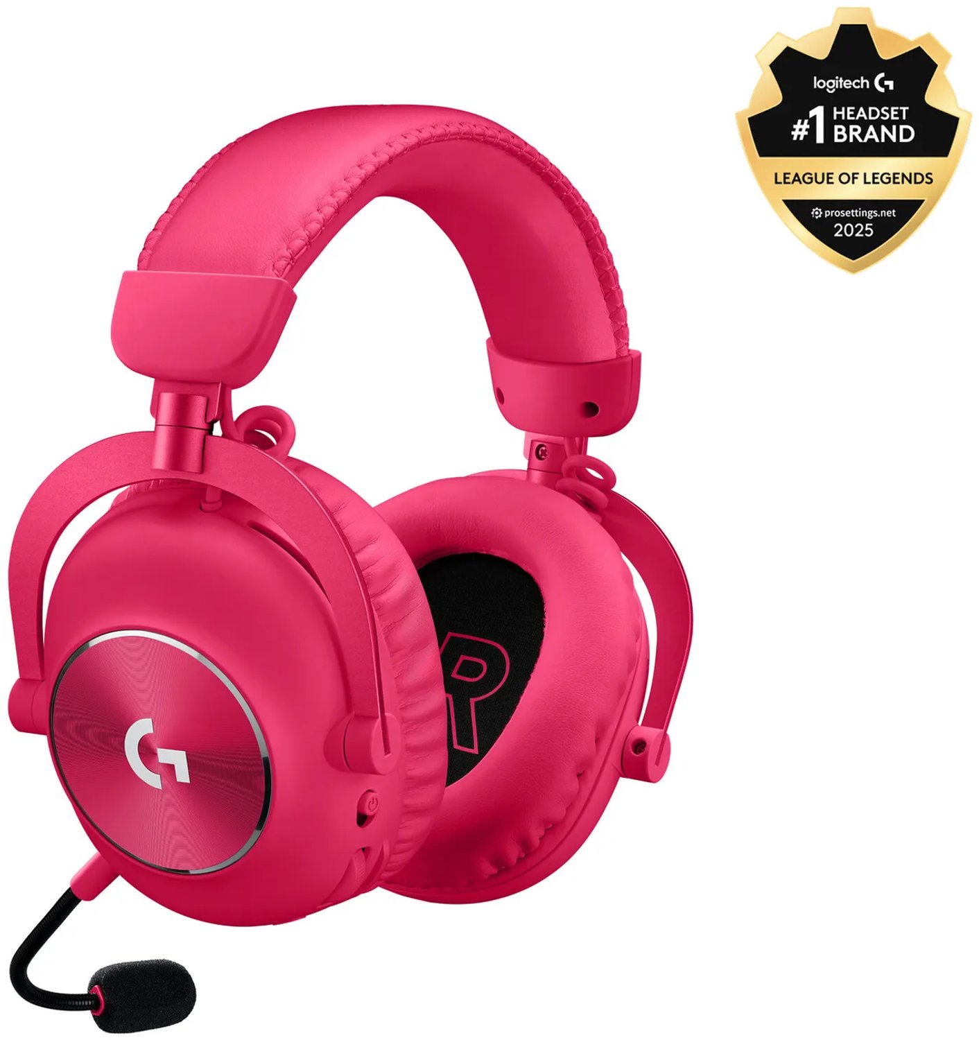 Logitech G PRO X 2 - LIGHTSPEED Wireless Gaming Headset - Rød
