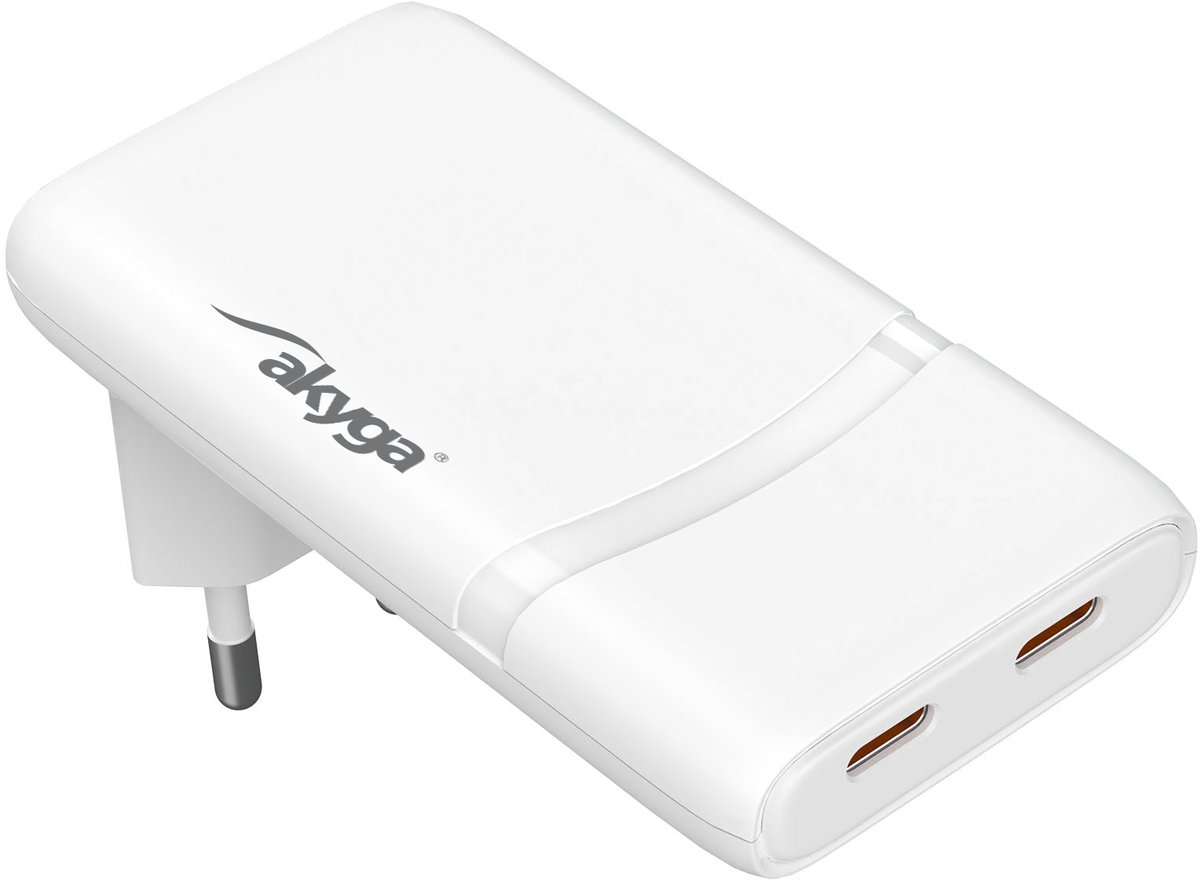 Akyga Universal AK-CH-32 power adapter - GaN 5 - 20 V - USB-C - 65 watt