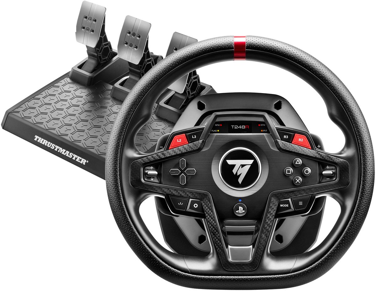 Thrustmaster T248R - Playstation & PC - Wheel, gamepad and pedals set