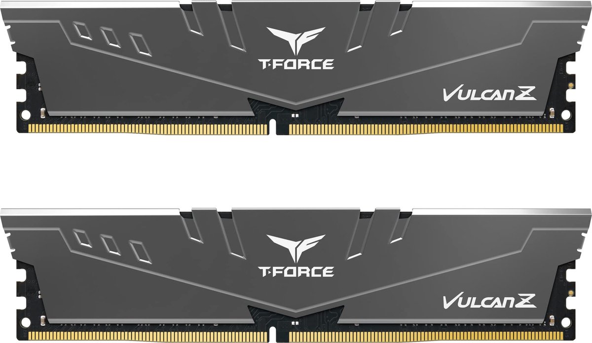 Team Group T-Force Vulcan Z DDR4-3600 - 16GB - CL18 - Dual Channel (2 pcs) - Intel XMP - Grå