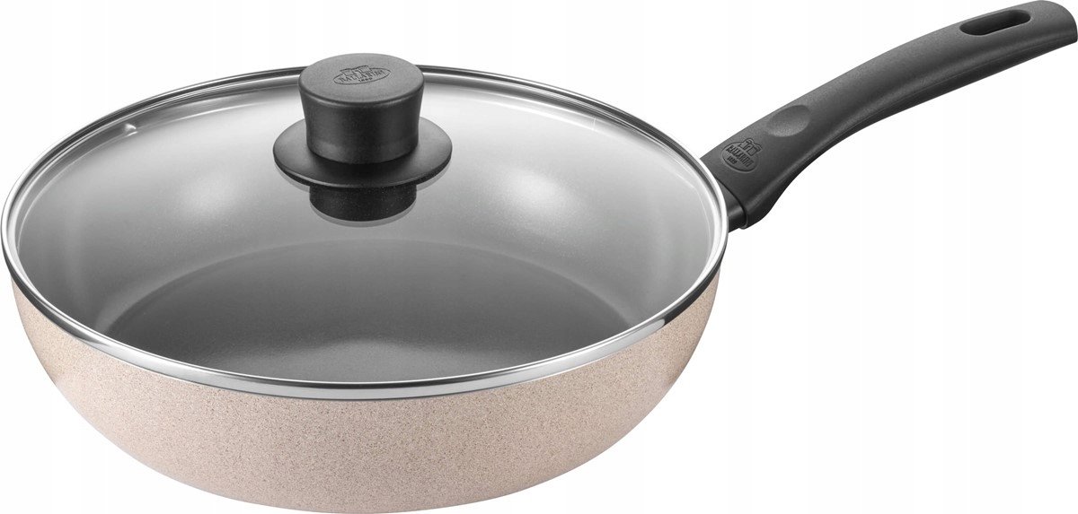 Ballarini - Ledro Saute Pan with Lid - Beige - 28 cm