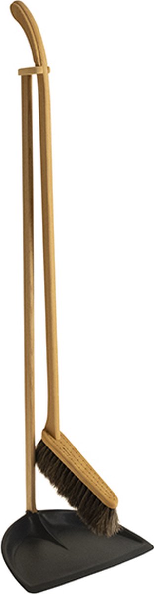Iris Hantverk Set de cepillo y recogedor Iris Hantverk negro grafito