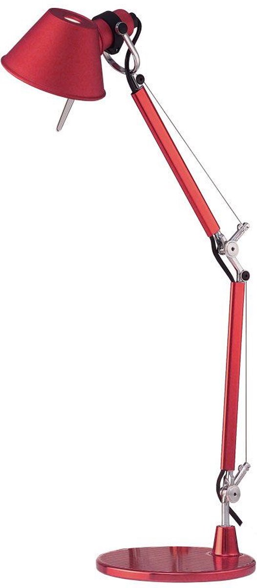Artemide Lámpara de mesa Tolomeo micro rojo