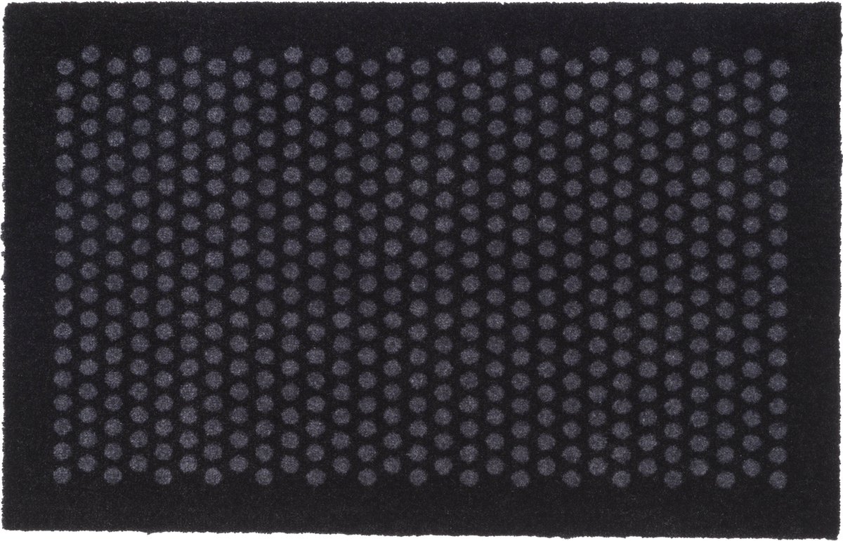 tica copenhagen Felpudo Dot Black, 60x90 cm