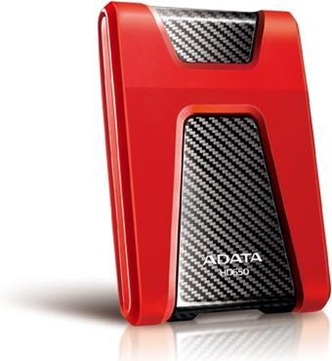 A-Data DashDrive Durable HD650 - 1TB - Ekstern Harddisk - Rød