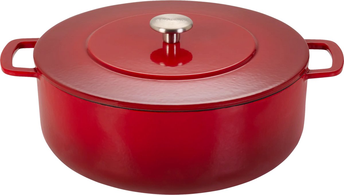 Combekk Olla de hierro fundido esmaltada Combekk Enameled Ø28 cm Cherry