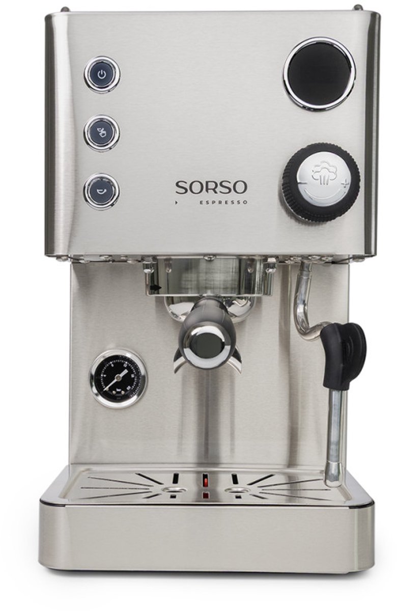 Machine expresso SORSO - acier inoxydable