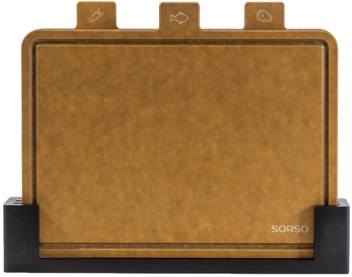 Lot de 3 planches à découper avec support SORSO Home Harmony System