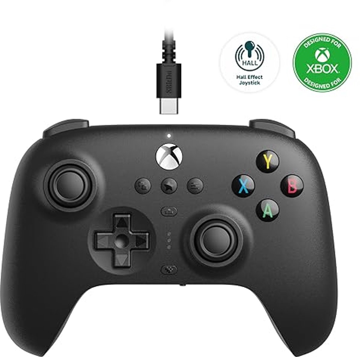 8BitDo Ultimate Wired Controller for Xbox (Hall Effect) - Black - Wired Controller - Microsoft Xbox One
