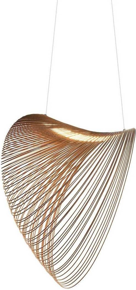 Luceplan Suspension Illan birch, ø100cm
