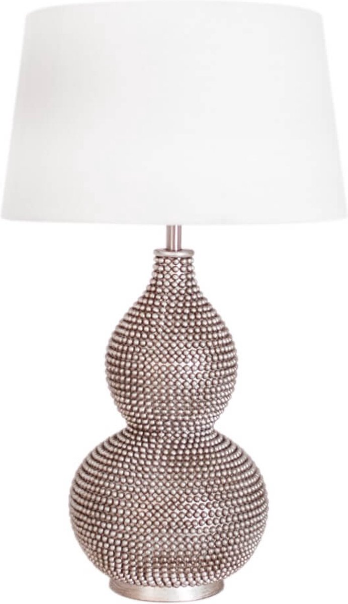 By Rydéns Lampe de table Lofty satin/white, pied de lampe en métal