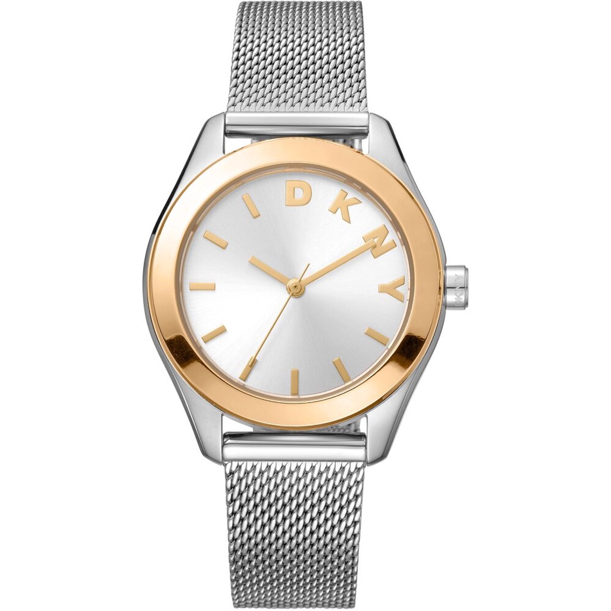 Reloj de pulsera DKNY Astoria Logo - DK1L032M0045 correa color: Gris plata Dial Gris plata Mujer