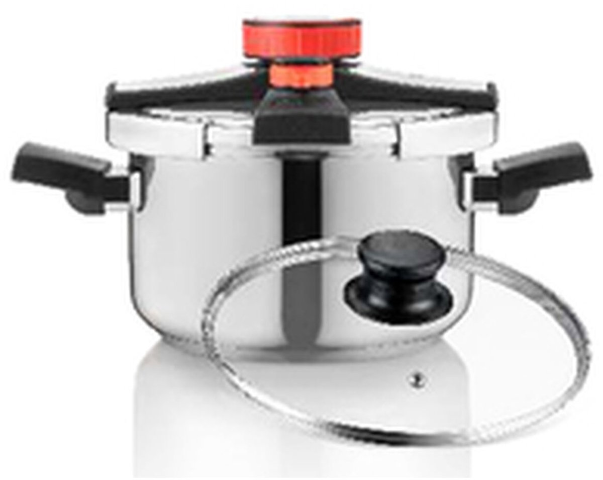 HAEGER OLLA A PRESIÓN EASY LOCK INOX 6L