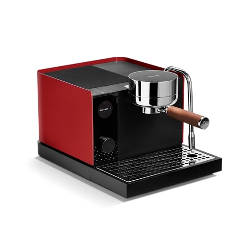 Fellow Espresso Machine Series 1 Cherry Red with Walnut, EU