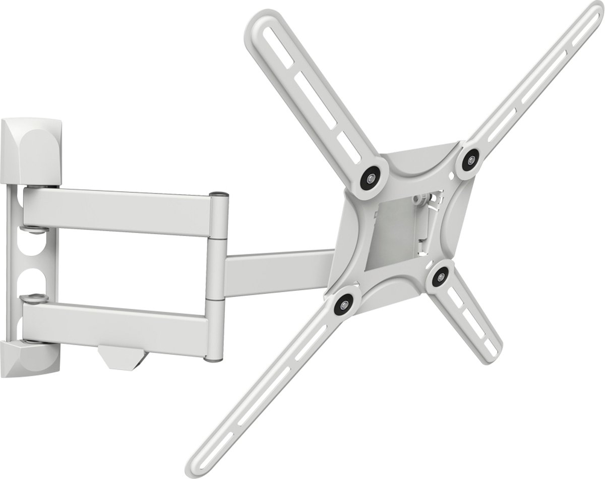 Barkan 3400W bracket - full-motion - for LCD TV / curved LCD TV - white - Max 40 kg - recommended for 65"