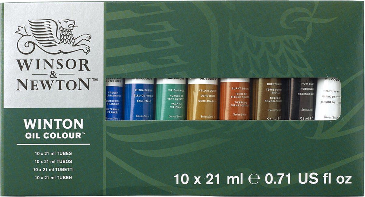 Winsor & Newton Winton Oil Colour Tube Set (10 x 21 ml)