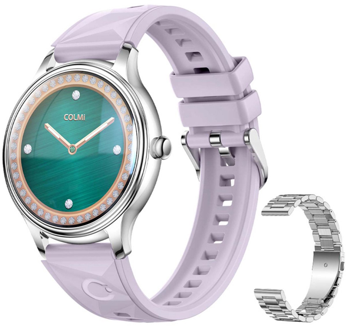 Colmi L28 Smart Watch - Purple Silver