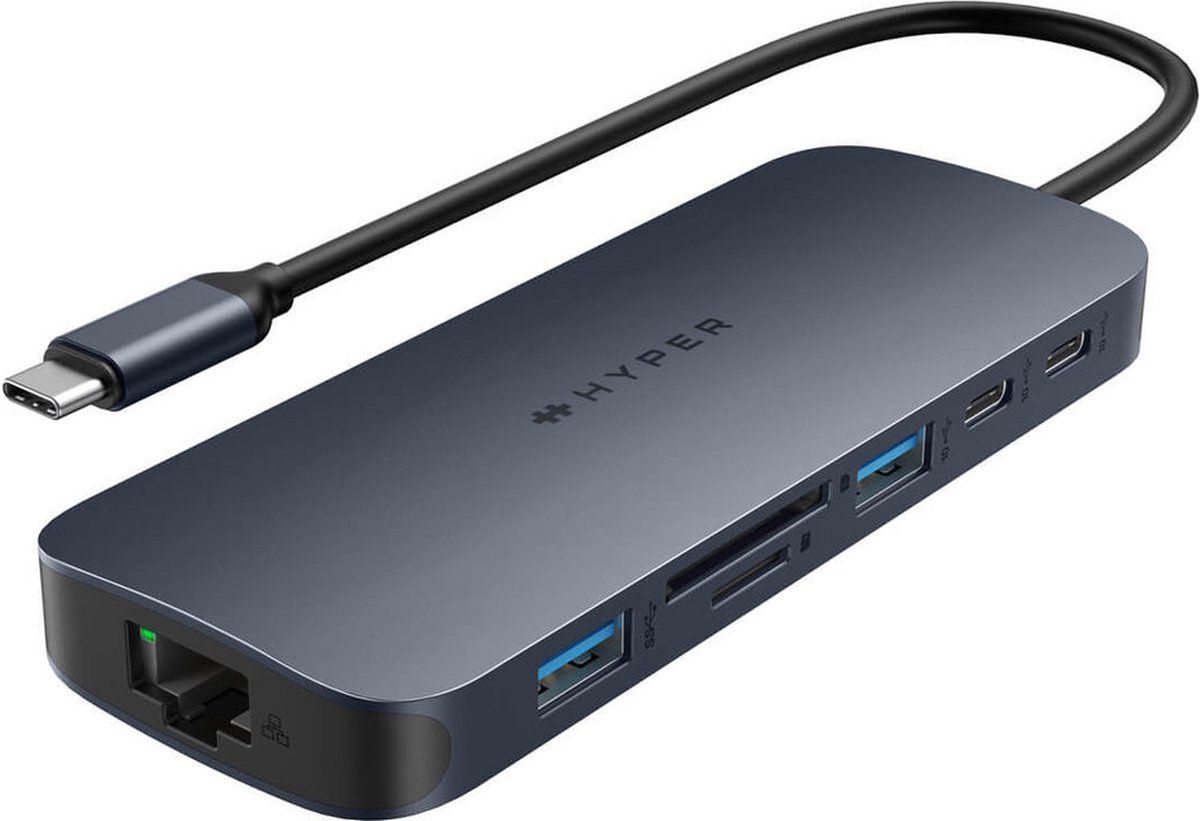 Hyper Hyperdrive Next 10 Port Usb-c Hub Usb-c 3.2 Gen 2 (3.1 Gen 2)