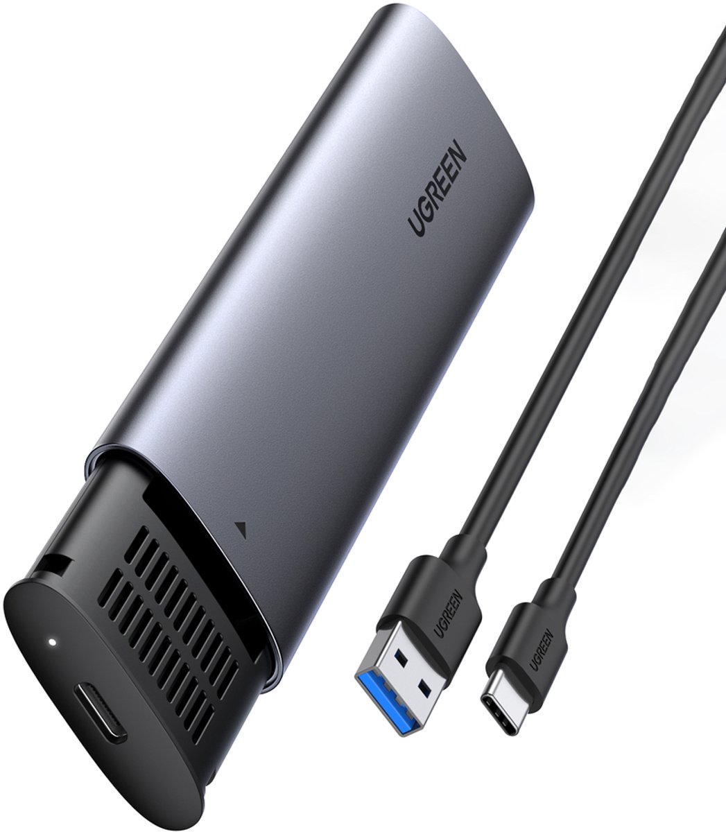 UGREEN storage drive enclosure SSD enclosure Black Grey M.2