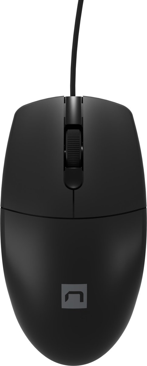 Natec Ruff 2 - mouse - USB - black - Mouse - Optic - 3 knappar - Svart