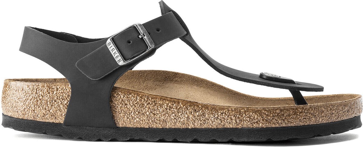 BIRKENSTOCK KAIRO BLACK OILED LEATHER BI-CLASSIC 42 SANDINFR1 PAIO