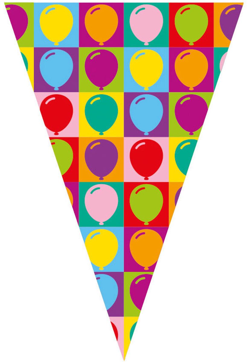 Globos Pop Party Bunting - 10m