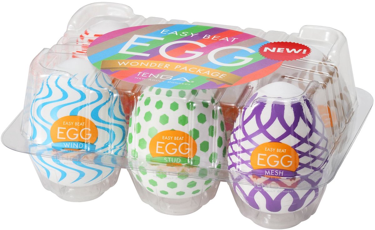 Tenga Egg Huevo Masturbador Wonder Pack 6 Unidades Variadas