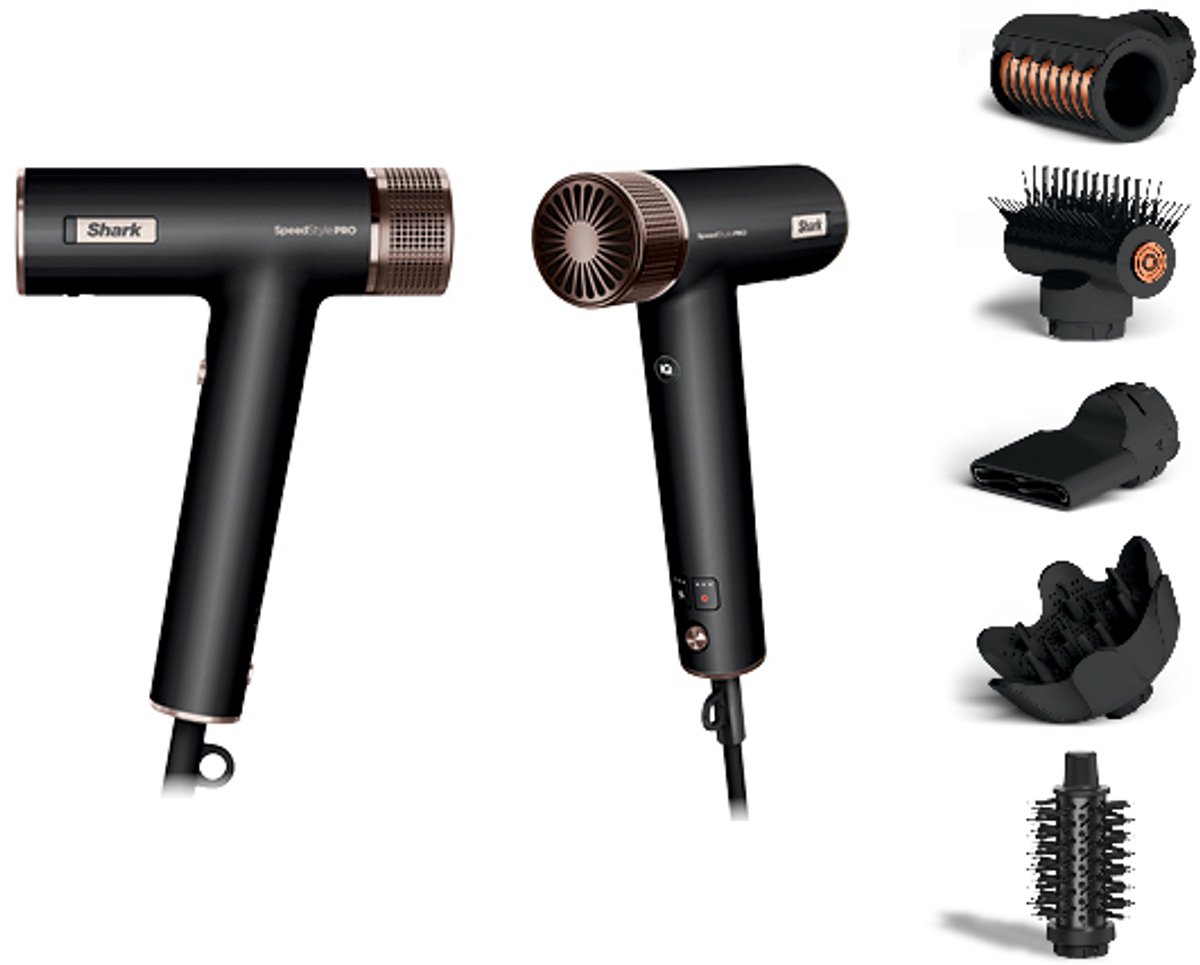 Secador de pelo Shark SpeedStyle Pro (Set 5 cabezales) | HD752EU | de SharkNinja