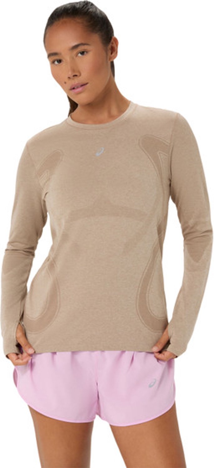 ASICS Road Seamless LS Top T. XS Beige Femme