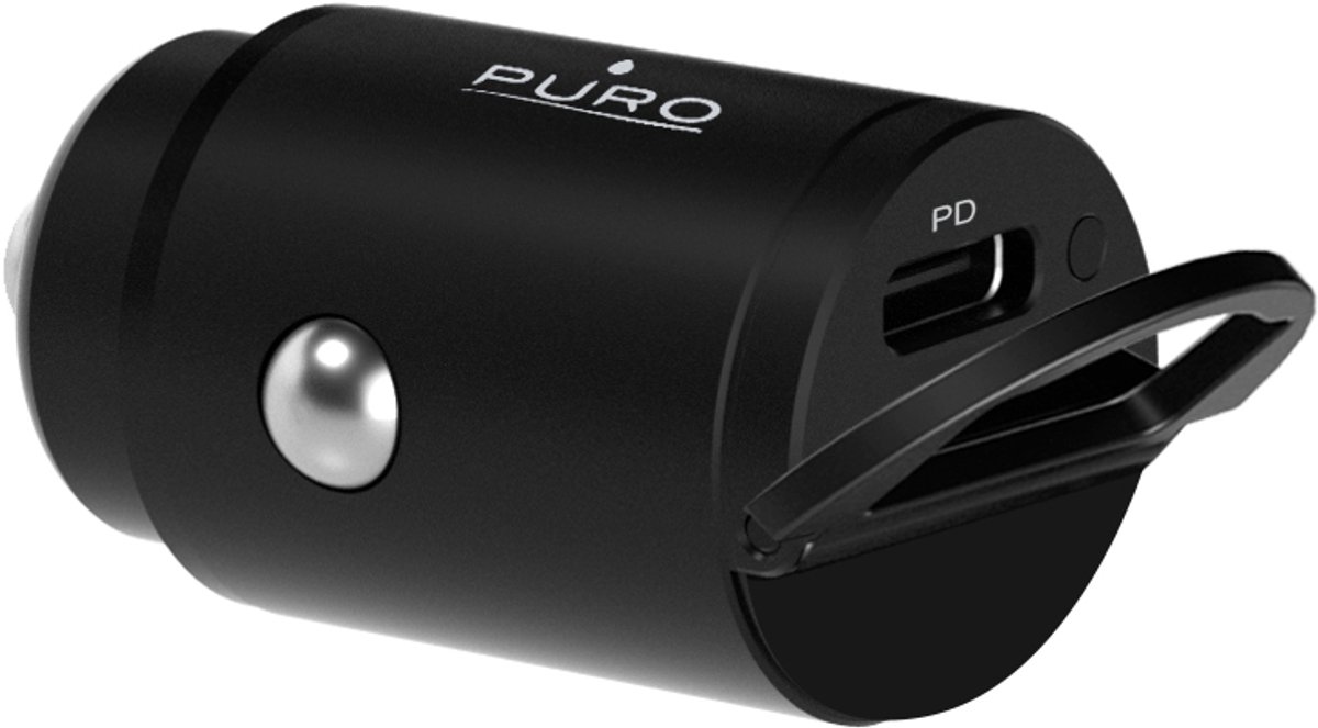 Puro Mini 20W USB-C Billaddare - Svart