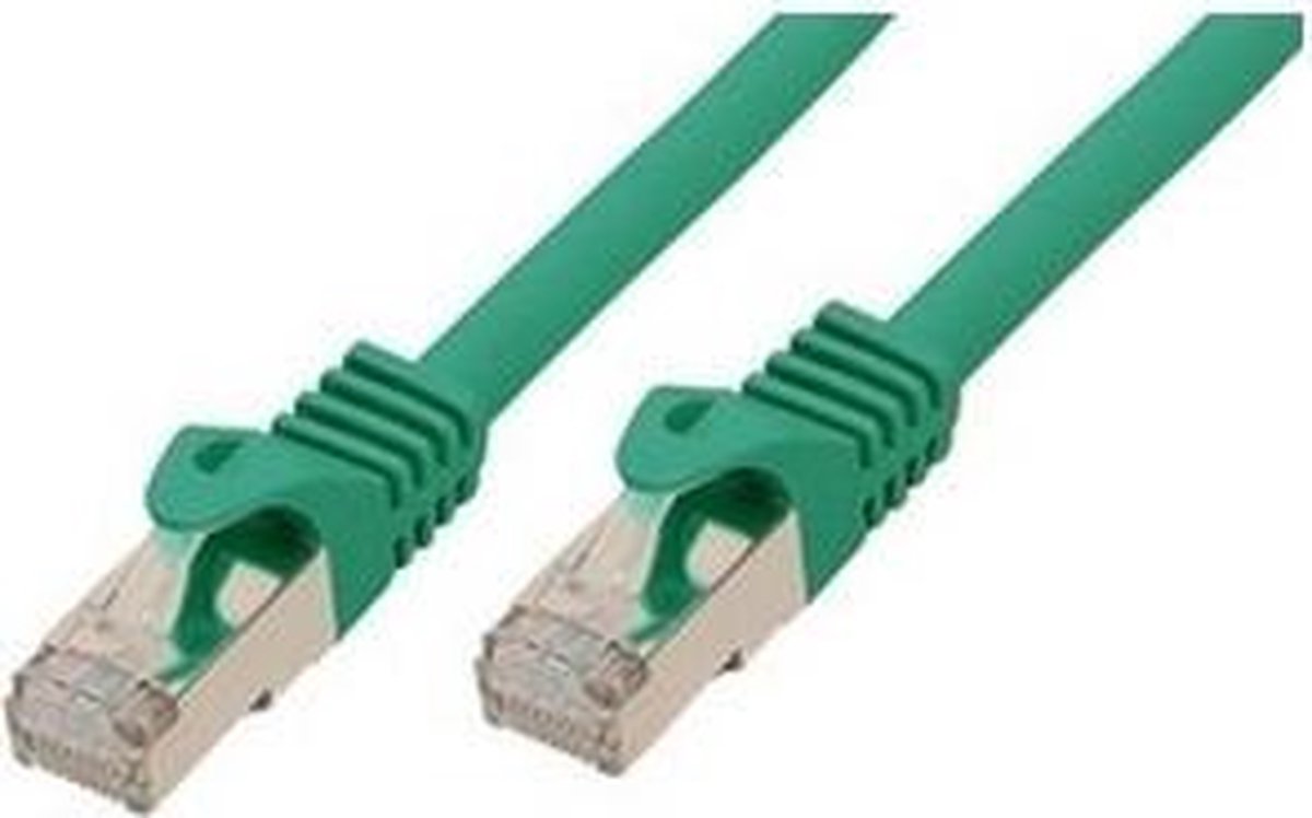 SCONN Shiverpeaks BASIC-S patch cable - 5 m - green - Grön - 5m