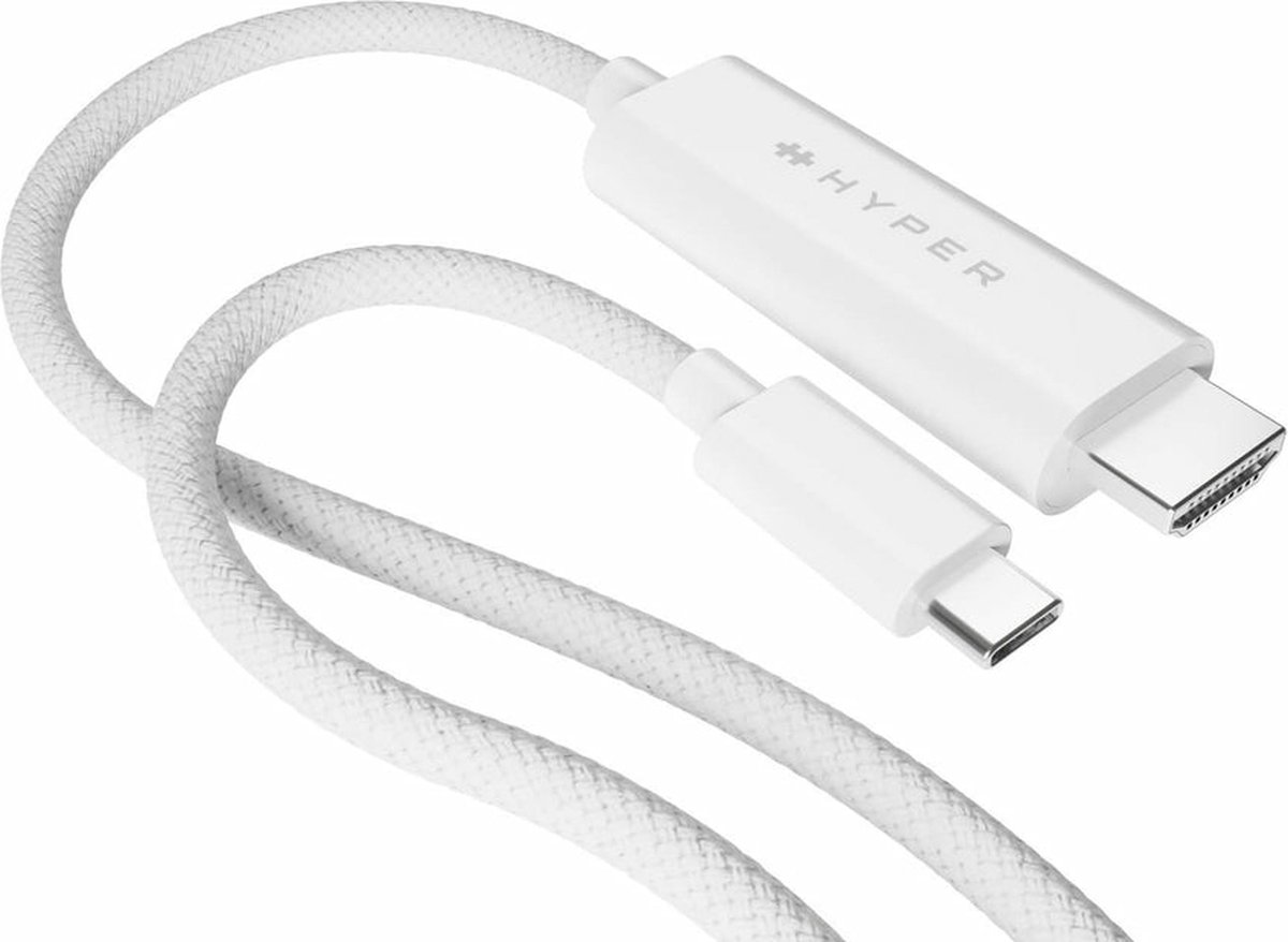 Hyper 4K USB-C to HDMI Cable 2.5m - White