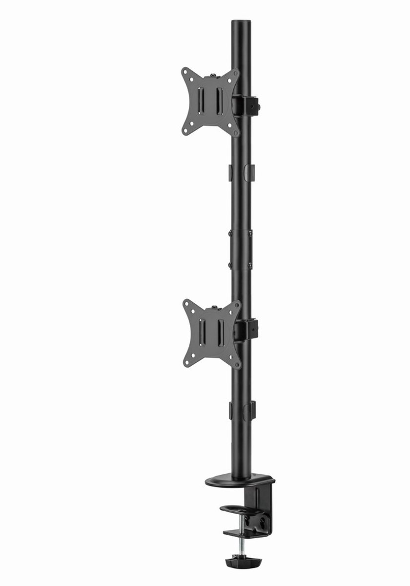 Gembird Monitor Arm Pole - Vertical desk 2-display 17"-32"