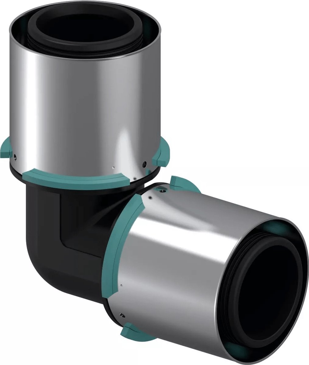 Uponor s-press composite elbow 90° 63 x 63 mm