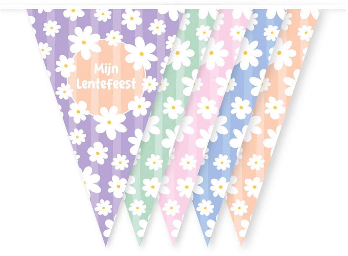 Globos Daisies Bunting My Spring Celebration - 10m