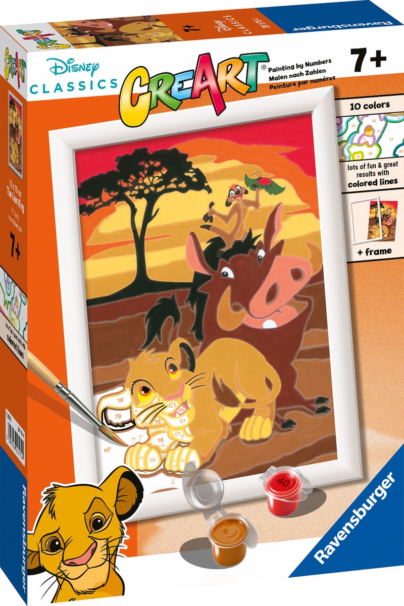 Ravensburger CreArt Painting by Numbers - Disney The Lion King